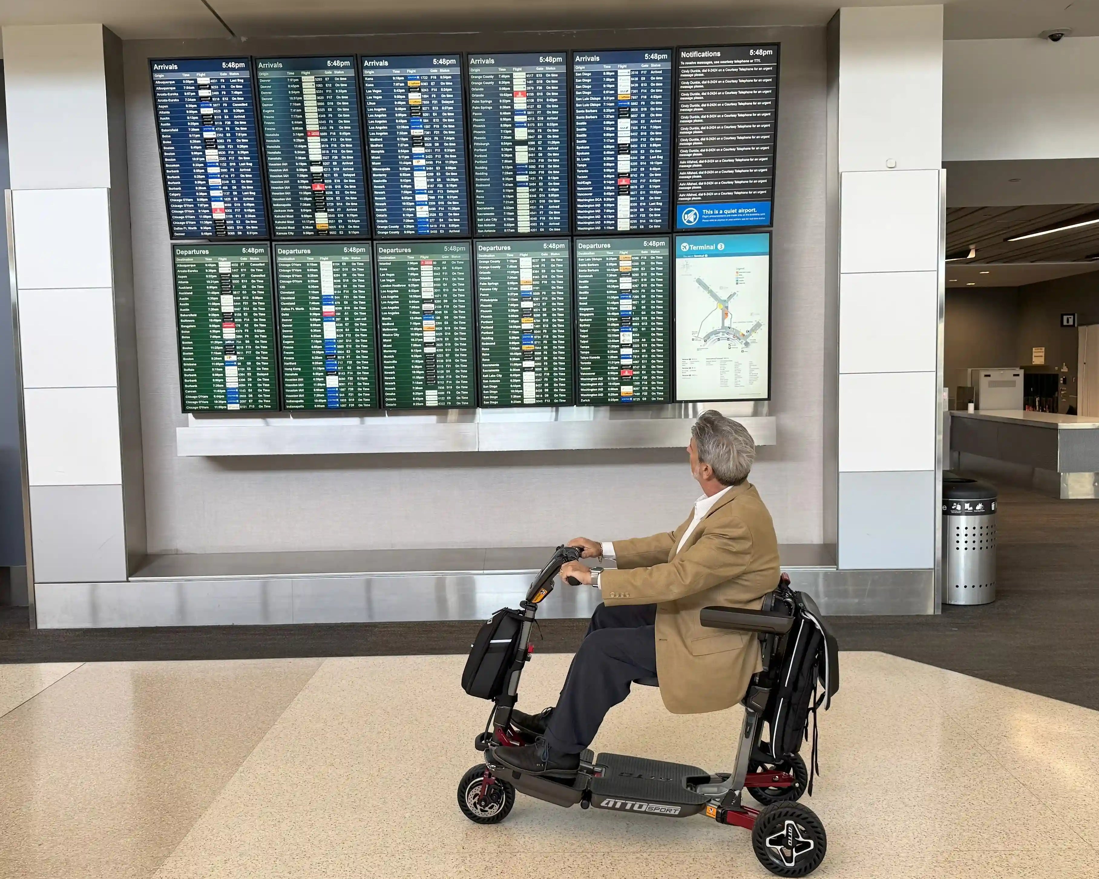 The Complete Travel Guide to Airport and Airplane Travel with a Mobility Scooter