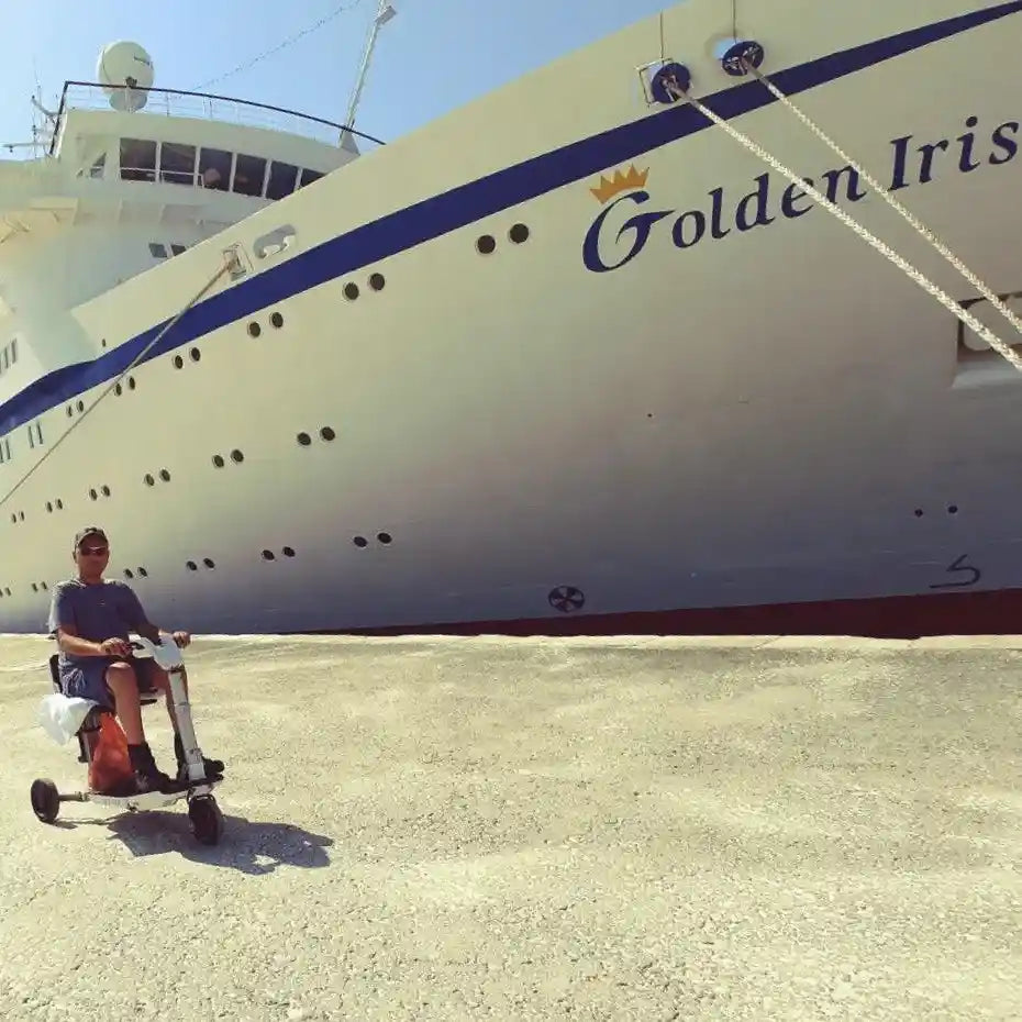 Traveling with a mobility scooter on a cruise ship