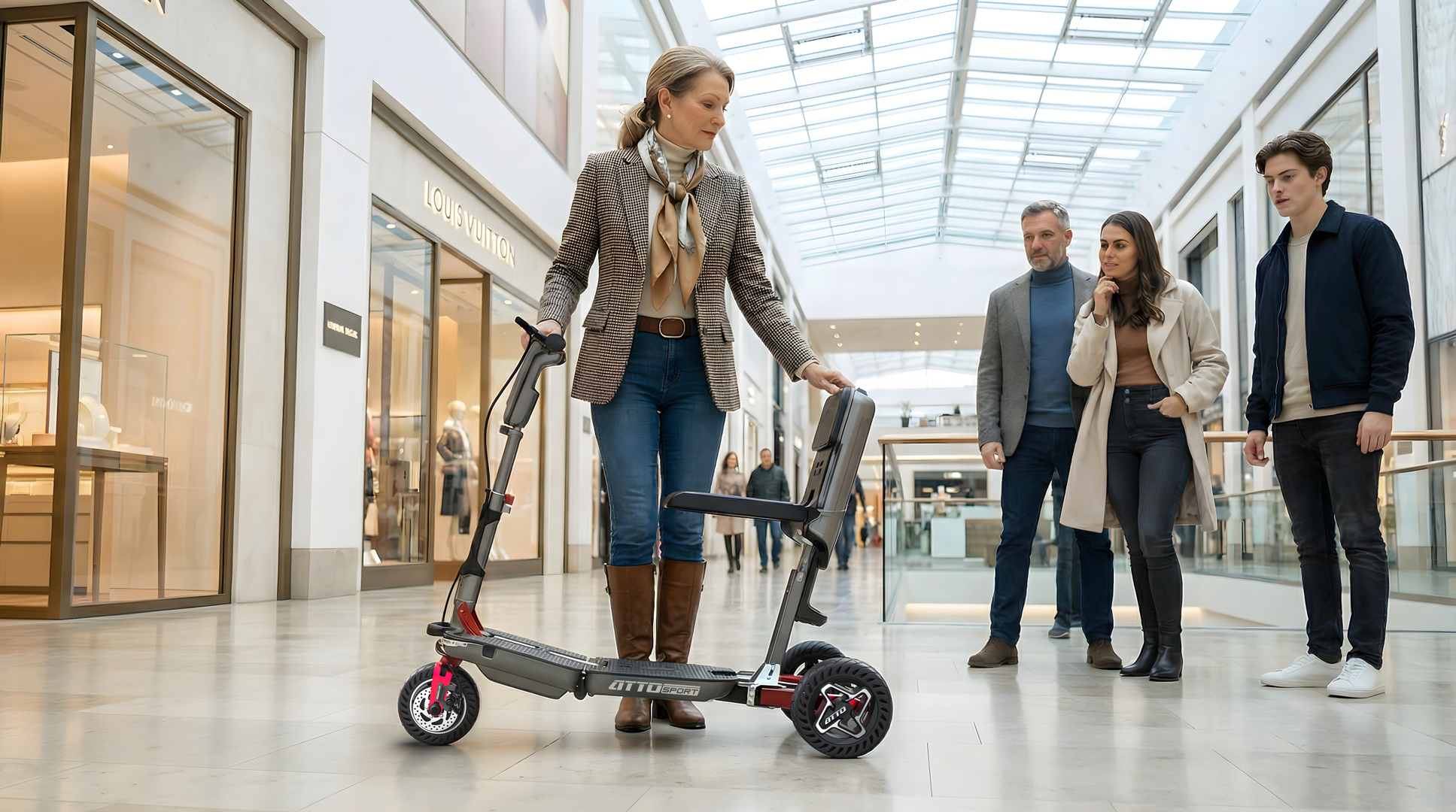 A Stylish Mobility Scooter