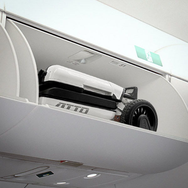 scooter fits airplane