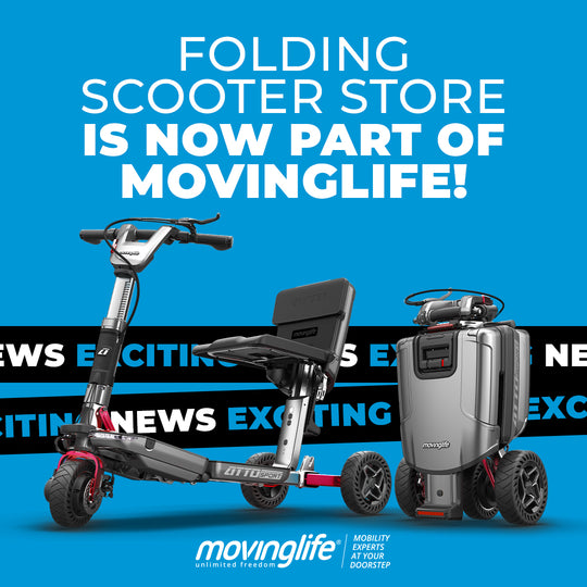 Folding scooter store is now part of Movinglife.