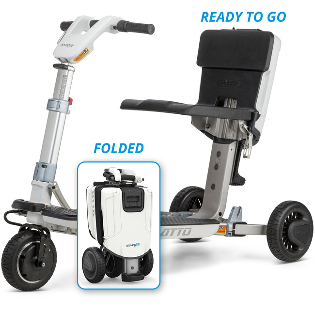 The ATTO mobility scooter  folds and unfolds in seconds 