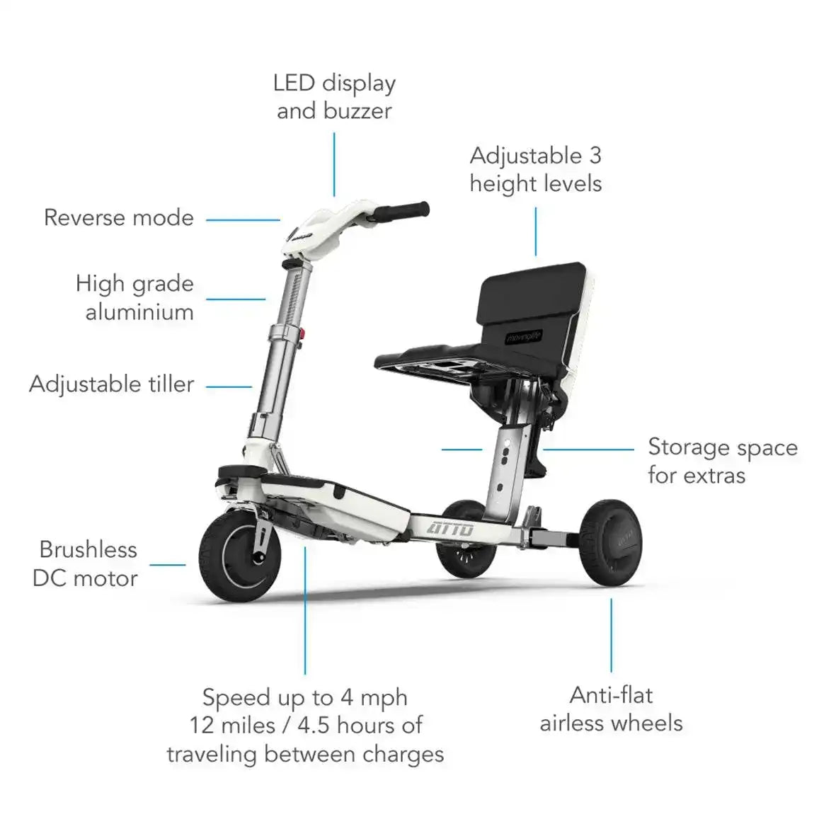 ATTO Portable Mobility Scooter
