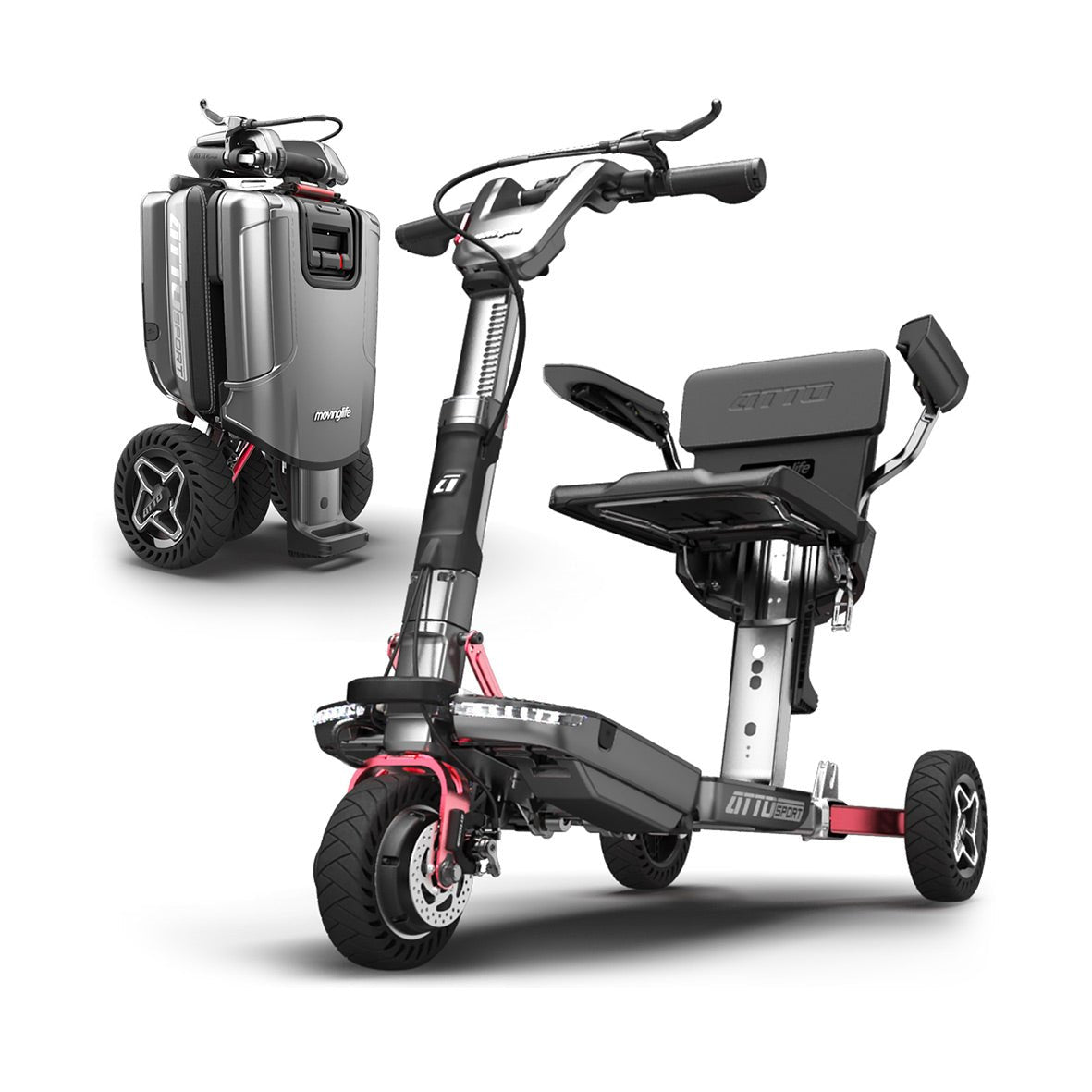 ATTO SPORT Mobility Scooter with Armrest