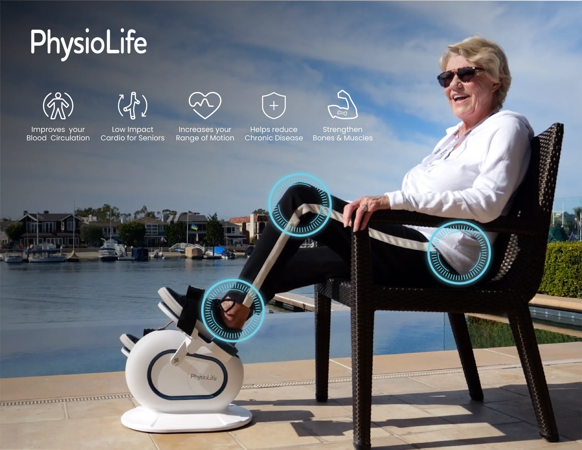 Pindiling Exercise PhysioLife - Auto self pedaling exerciser - Movinglife US