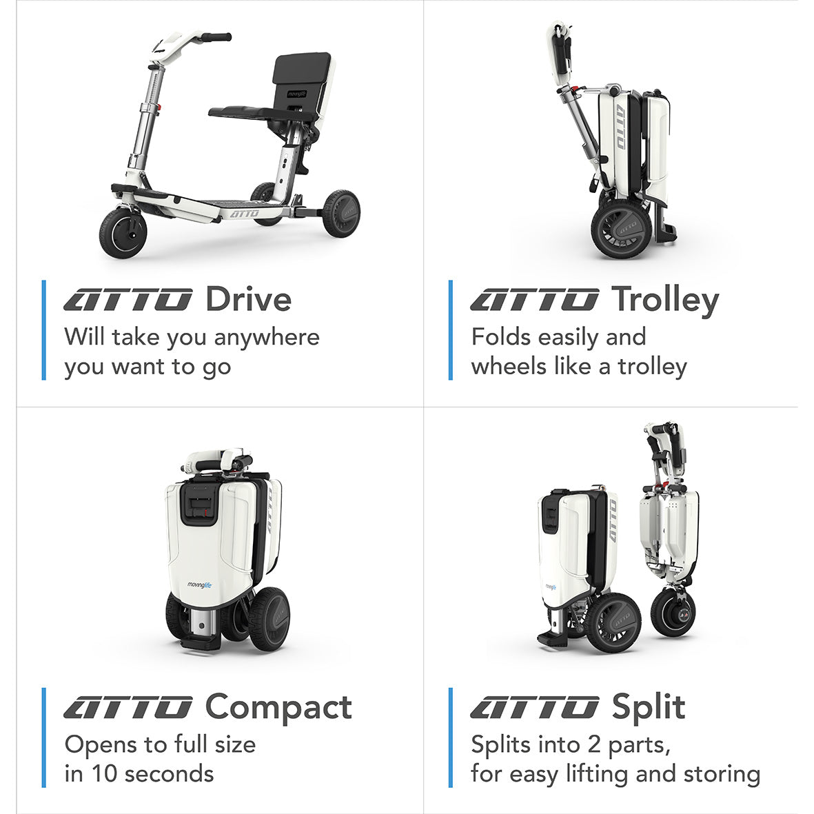 Open Box ATTO Mobility Scooter